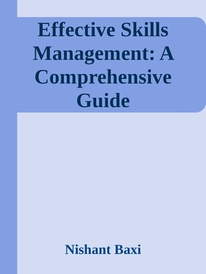 cover image of Effective Skills Management